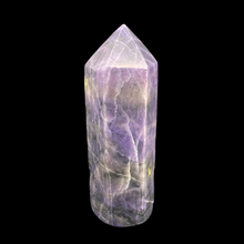 Load image into Gallery viewer, Back Side Of Purple Morado Opal Cut Polished Tower
