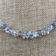 Load image into Gallery viewer, Close Up Of X-Small Herkimer Diamonds On Necklace
