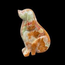 Load image into Gallery viewer, Left Side Of Polished Onyx Dog Figurine
