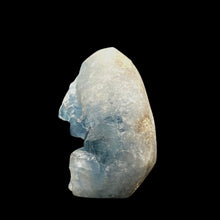 Load image into Gallery viewer, Side View Of Sparkly Blue Celestite Crystal Cut Base
