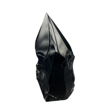Load image into Gallery viewer, Black Obsidian Polished Point Alternate View
