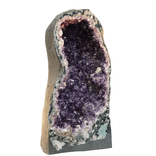 Amethyst Crystal Geode 20 Inch Purple Crystal Mineral Home Decor