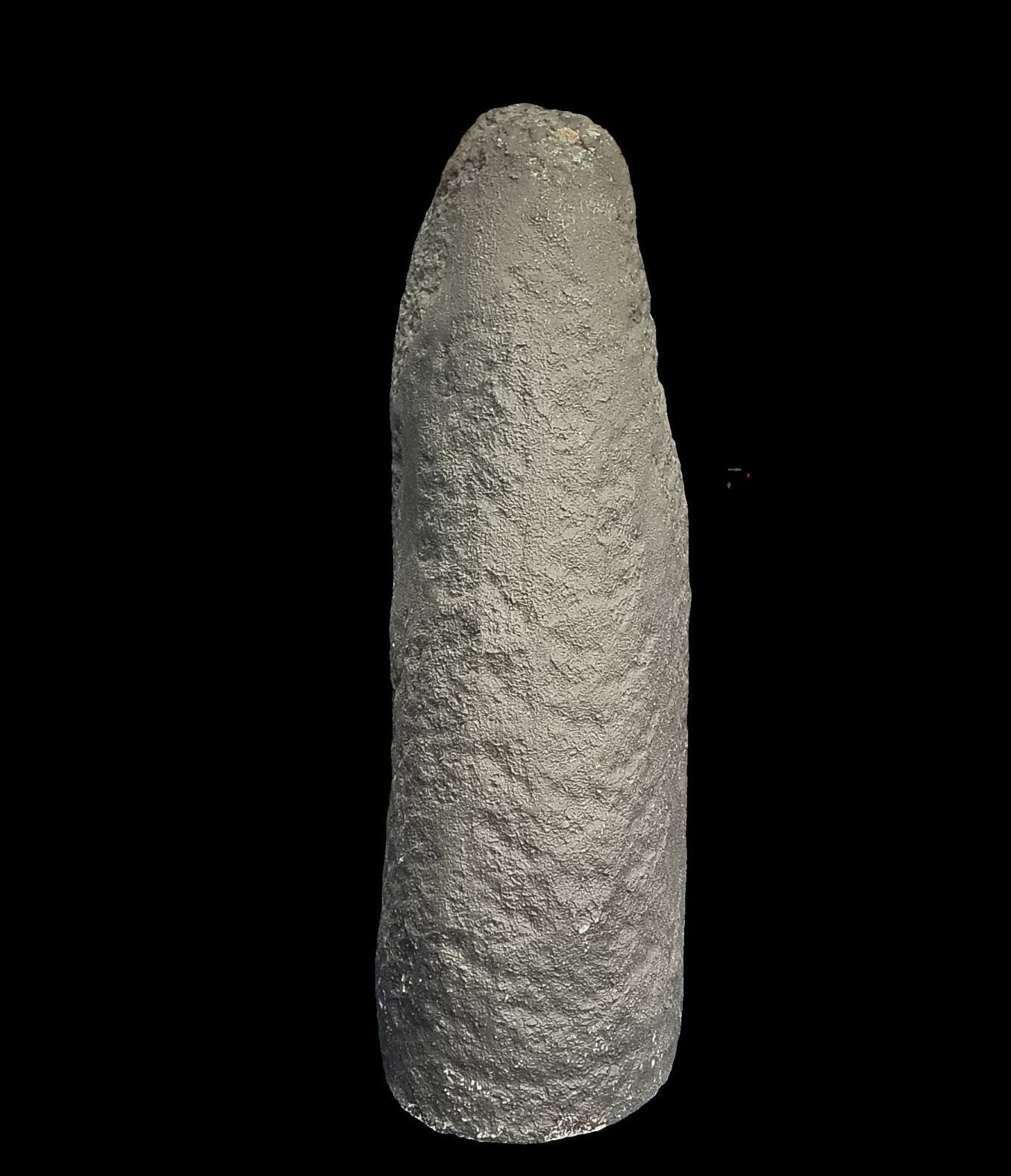 This is the back side of this purple geode cathedral