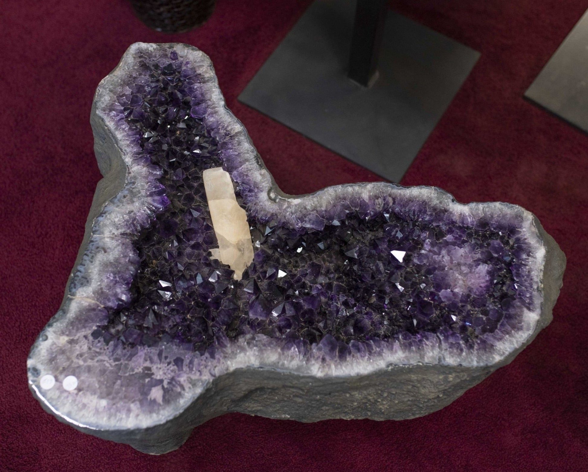 Amethyst Crystal Geode Table Crystal Mineral Table Base