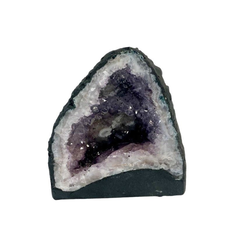 Amethyst Crystal Half Geode Cathedral