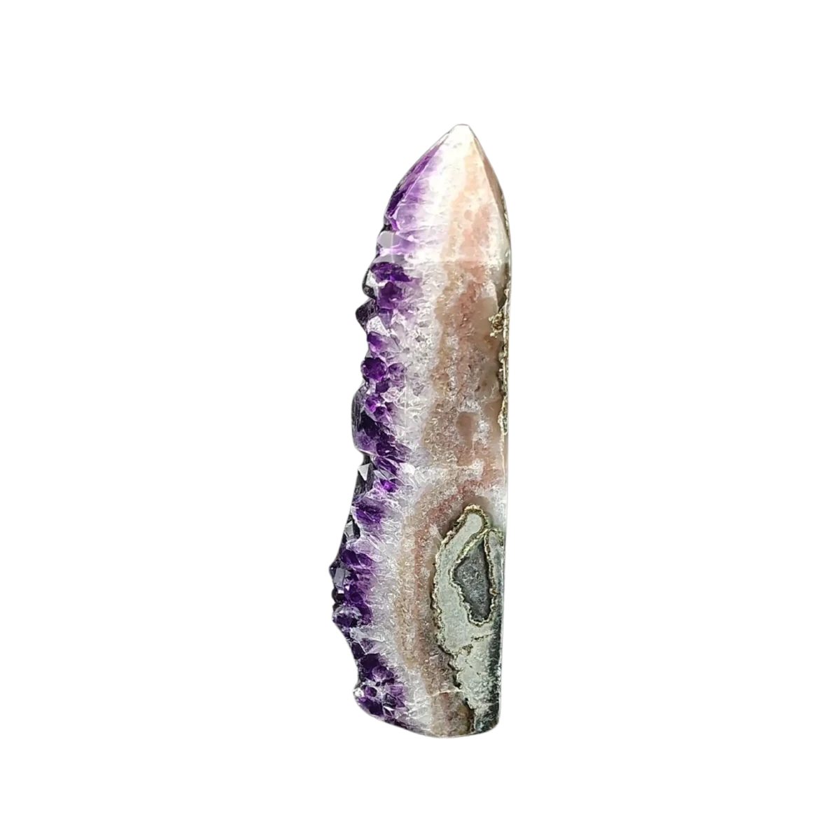 This is the left side of this Amethyst tower