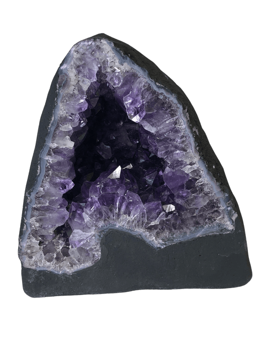 Amethyst Geode Cathedral 8 Inch Purple Geode Cluster Of Crystals Specimen