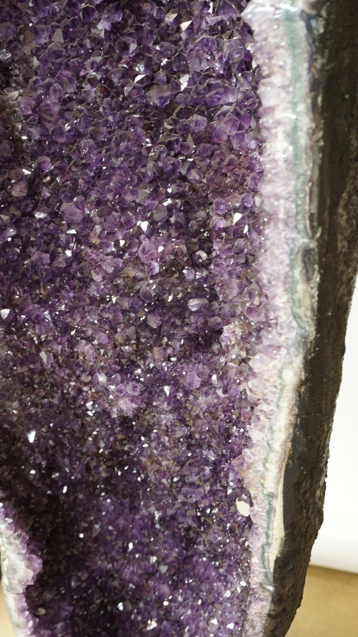 Amethyst Geode Cave Purple Luxury Home Accent