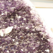 Load image into Gallery viewer, Amethyst Geode Crystal Cave Polished Edge Purple Crystal Rock Specimen
