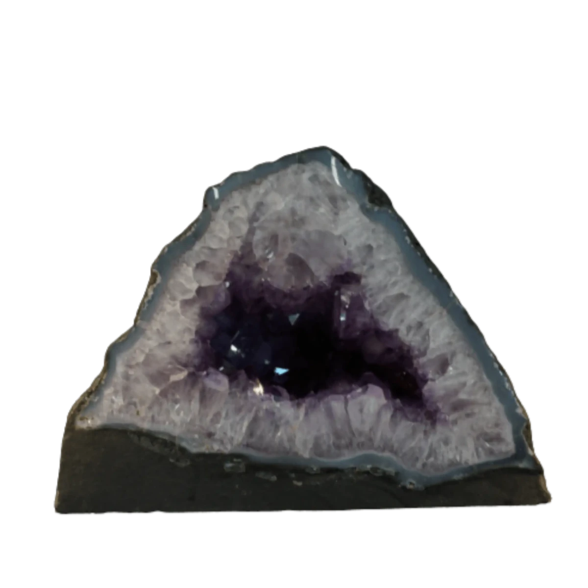 Amethyst Geode Half Small Mineral Decor
