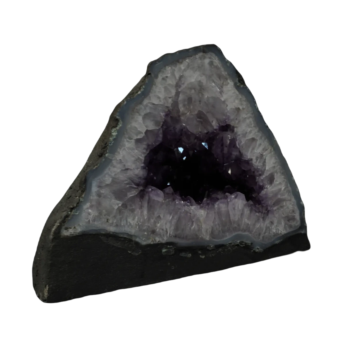 Amethyst Geode Half Small Mineral Decor