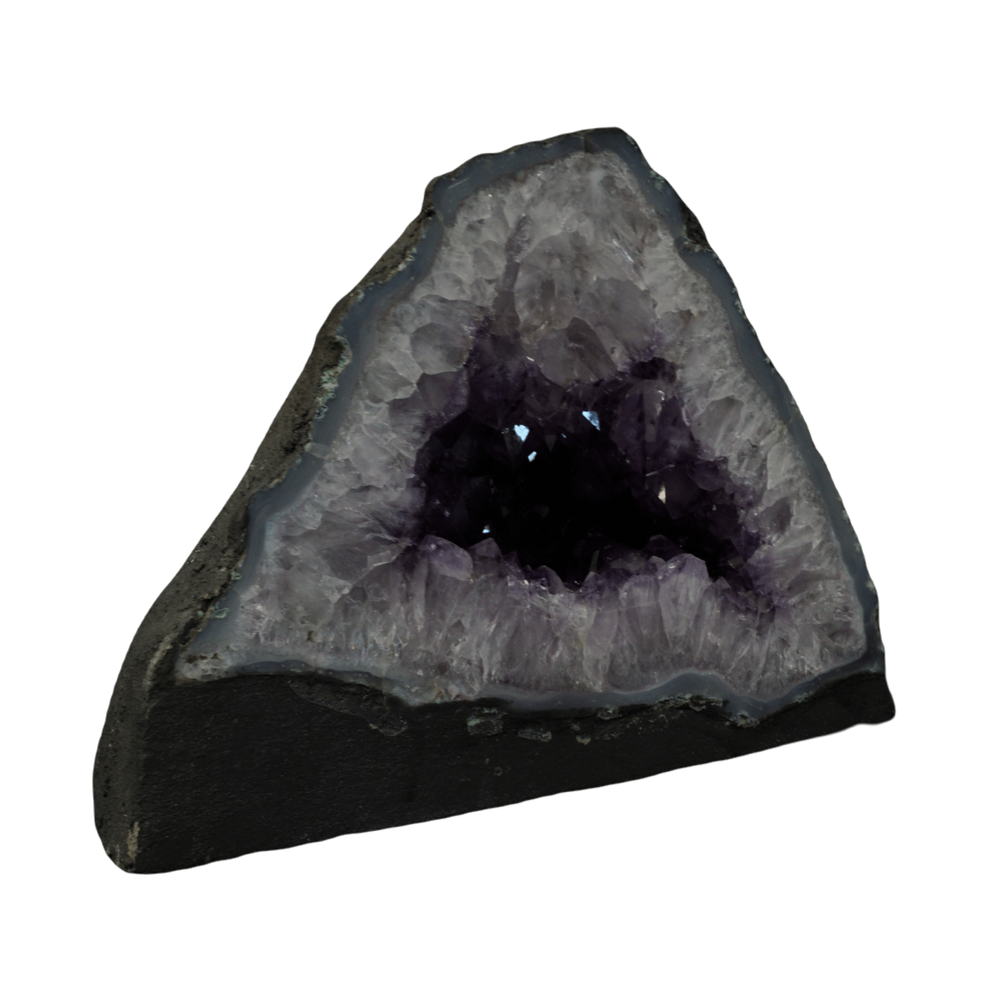 Amethyst Geode Half Small Mineral Decor