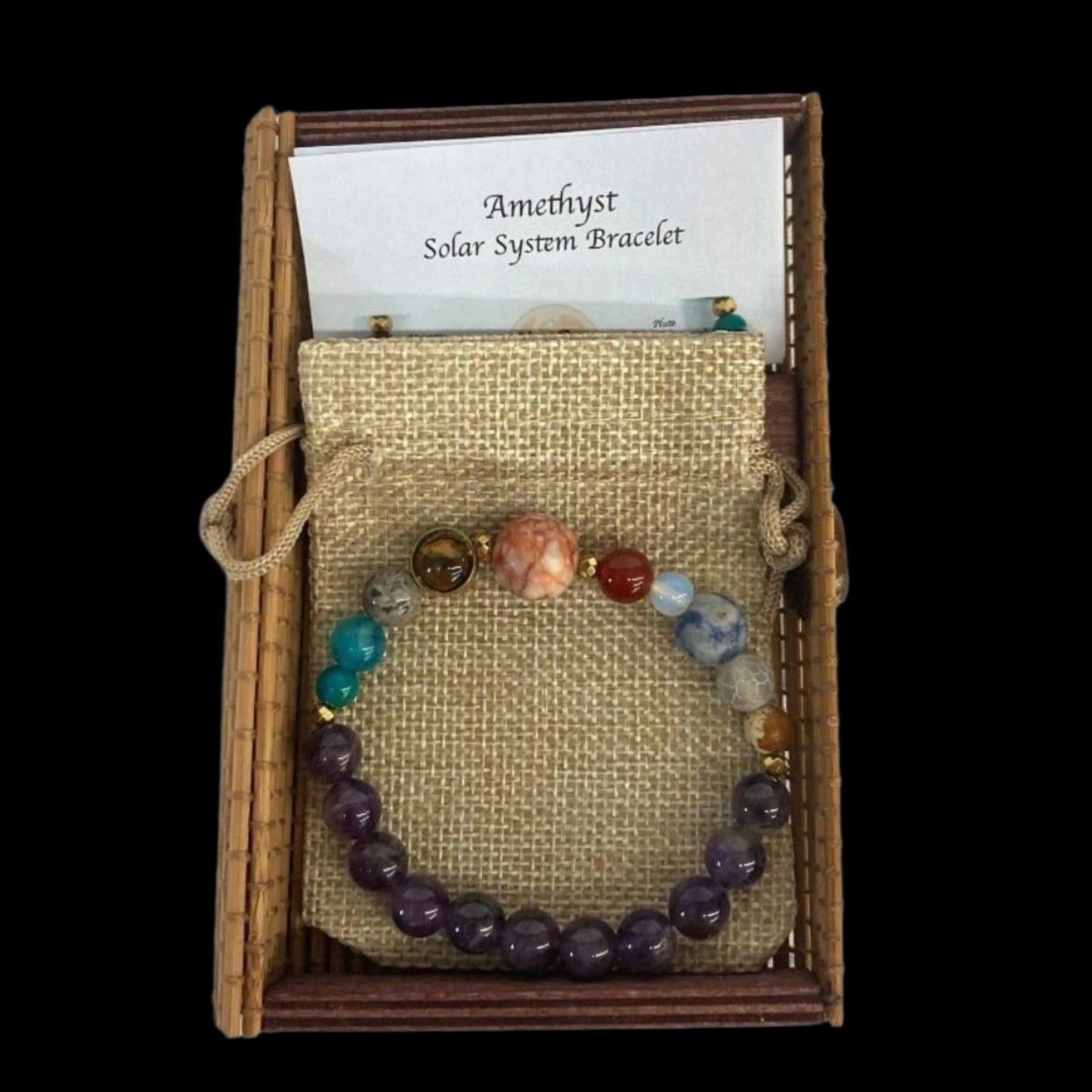 Amethyst Solar System Bracelet