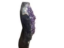 Load image into Gallery viewer, Side View Amethyst Geode Cluster Of Crystals
