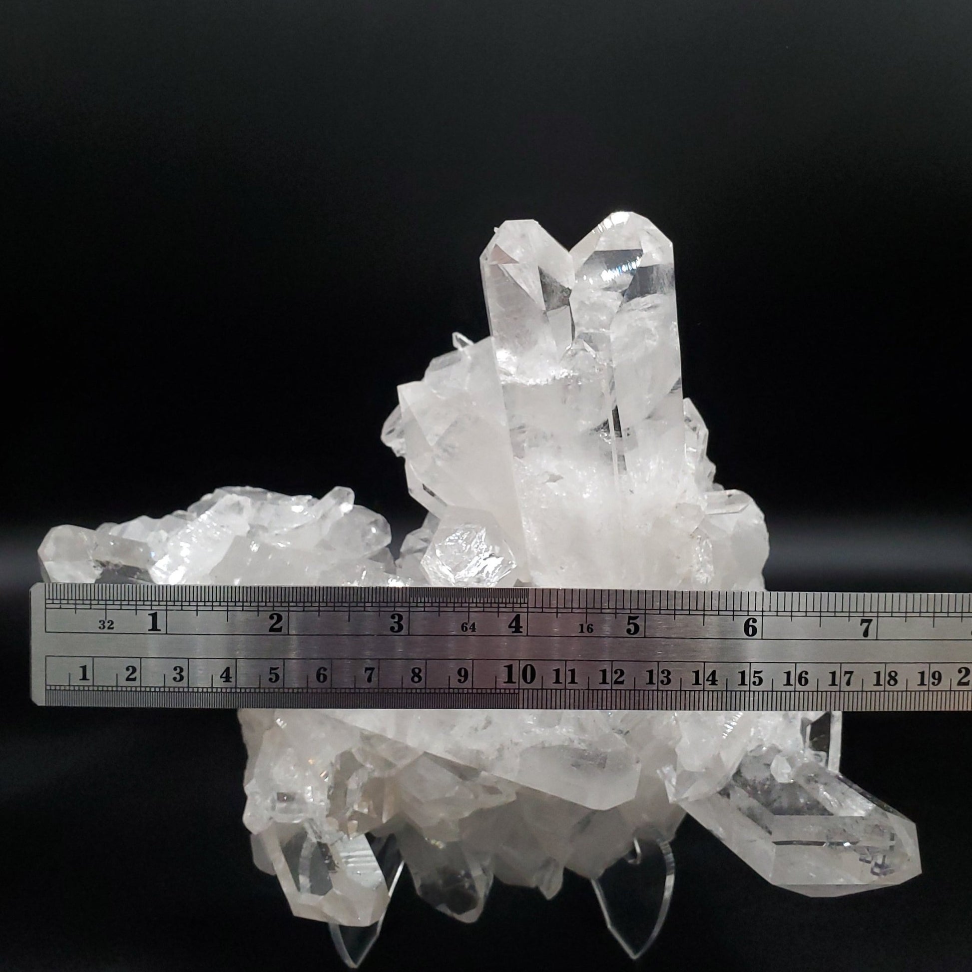 Arkansas Quartz Cluster Water Clear Points AAA Quality