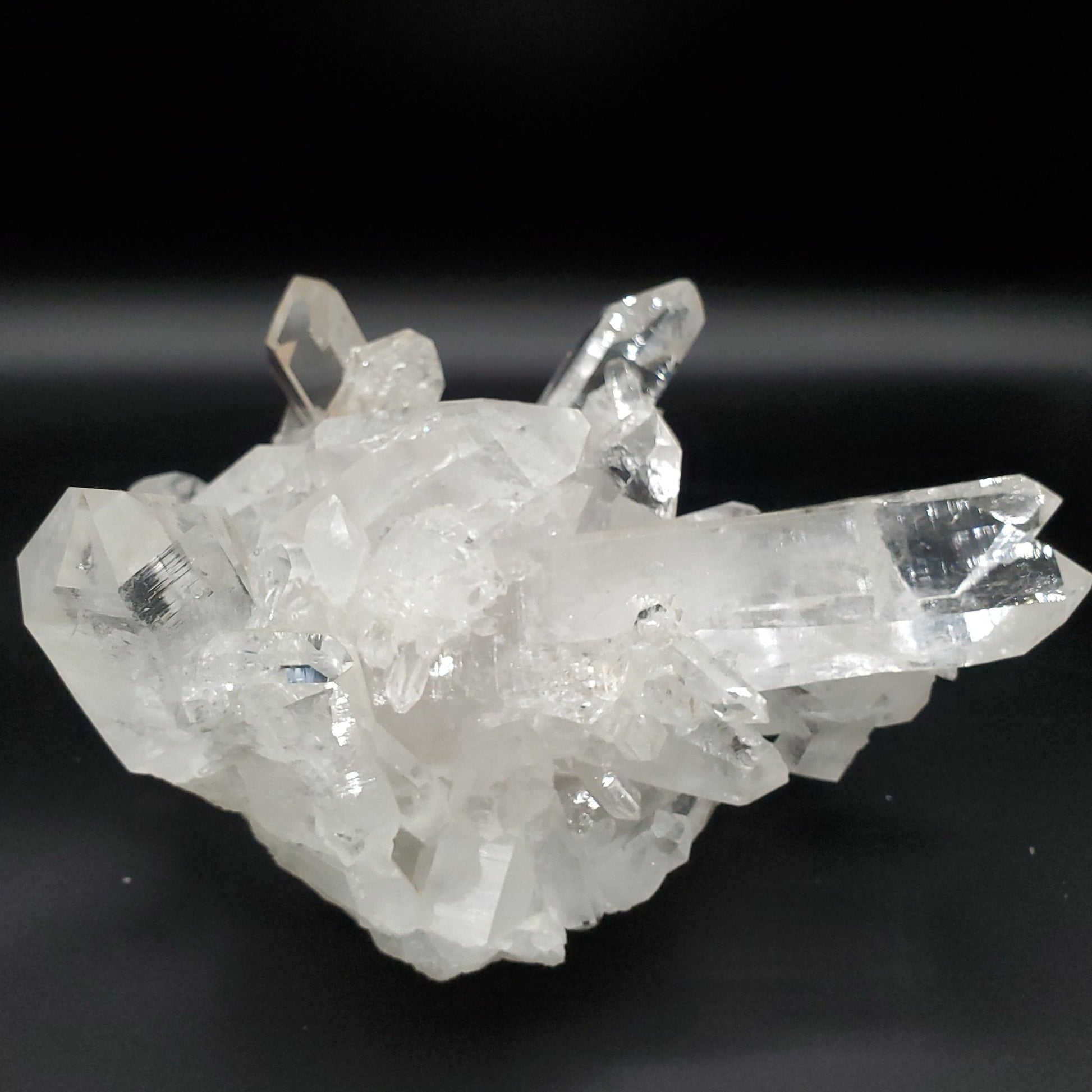 Arkansas Quartz Cluster Water Clear Points AAA Quality