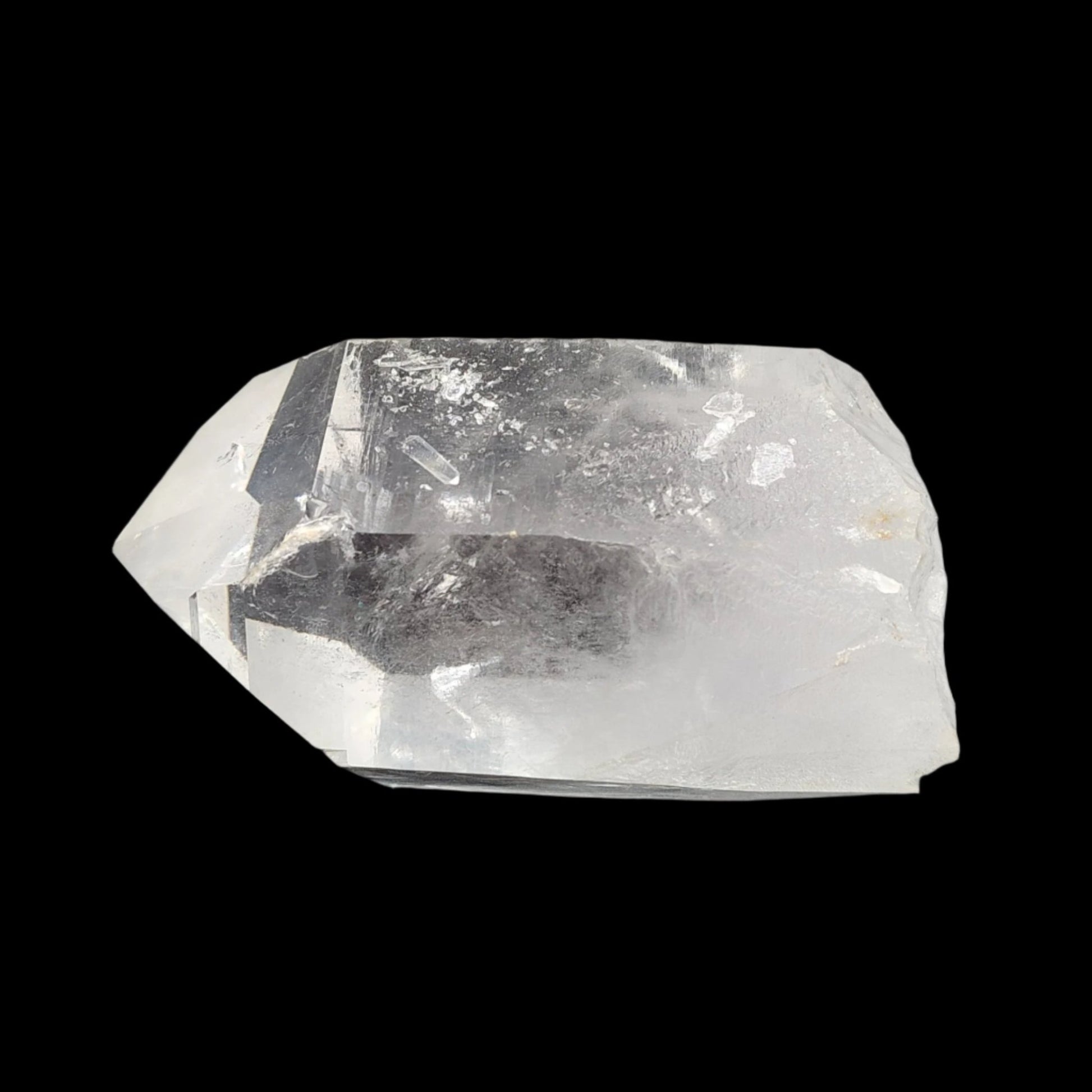 This is the left side of this Quartz crystal point