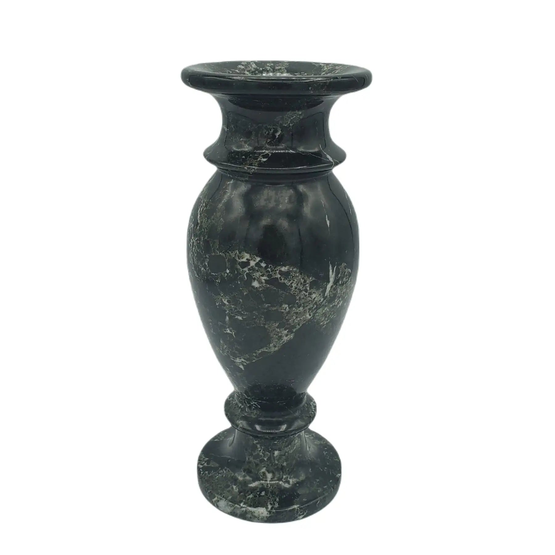 Artisan Vase Carved Mineral Onyx Vessel