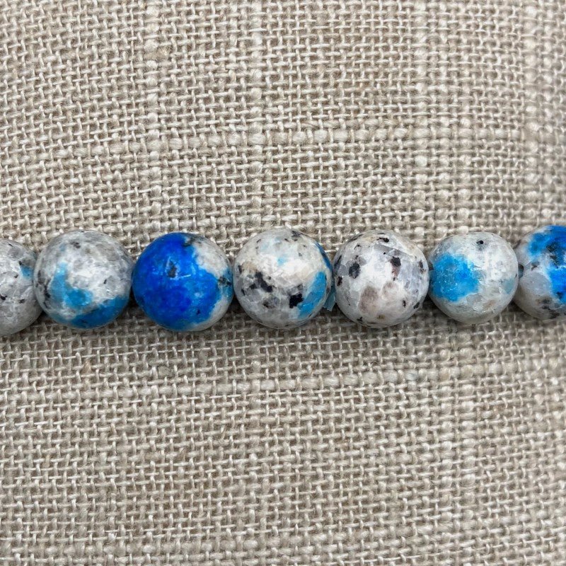 Azurite K2 Bead Stretch Bead Bracelet