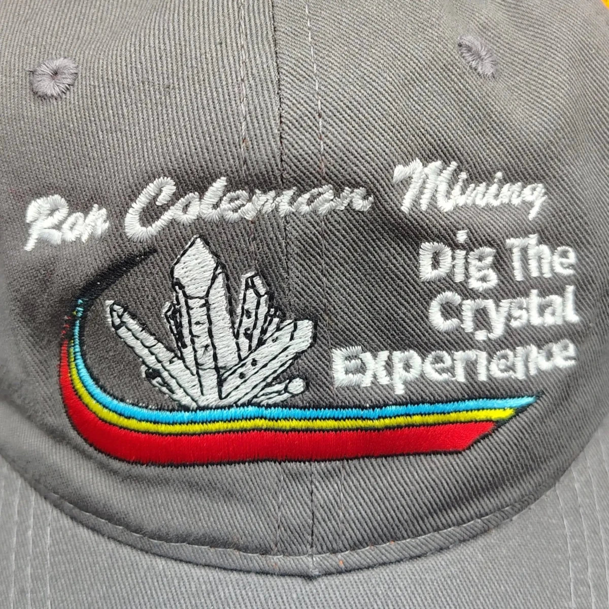 This is a close up of the detail on the front of this hat