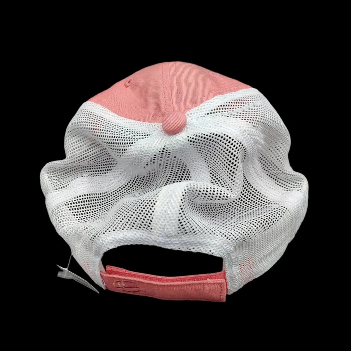 This is the back side of this pink hat