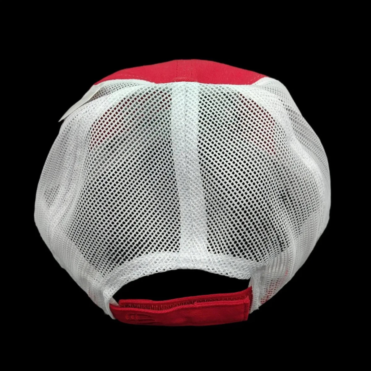 This is the back side of this red hat