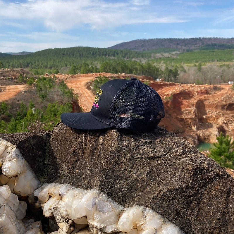 Black 2024 Eclipse Festival Ron Coleman Mining Baseball Cap Hat