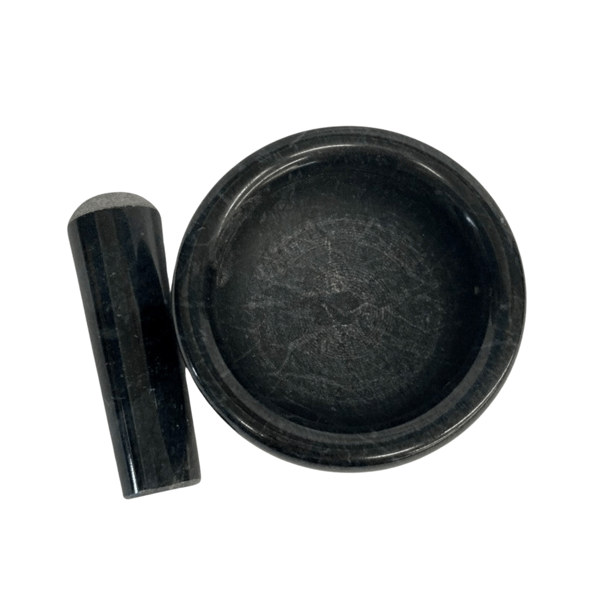 Black Onyx Mortar And Pestle Kitchen Decor