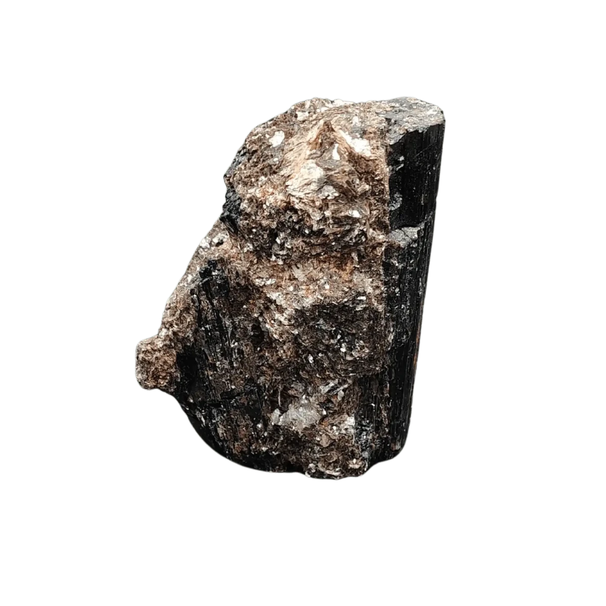 This is the front side of this piece of black Tourmaline