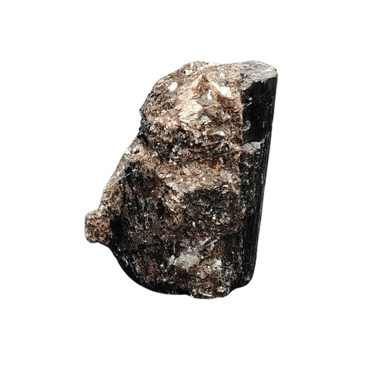 This is the front side of this piece of black Tourmaline