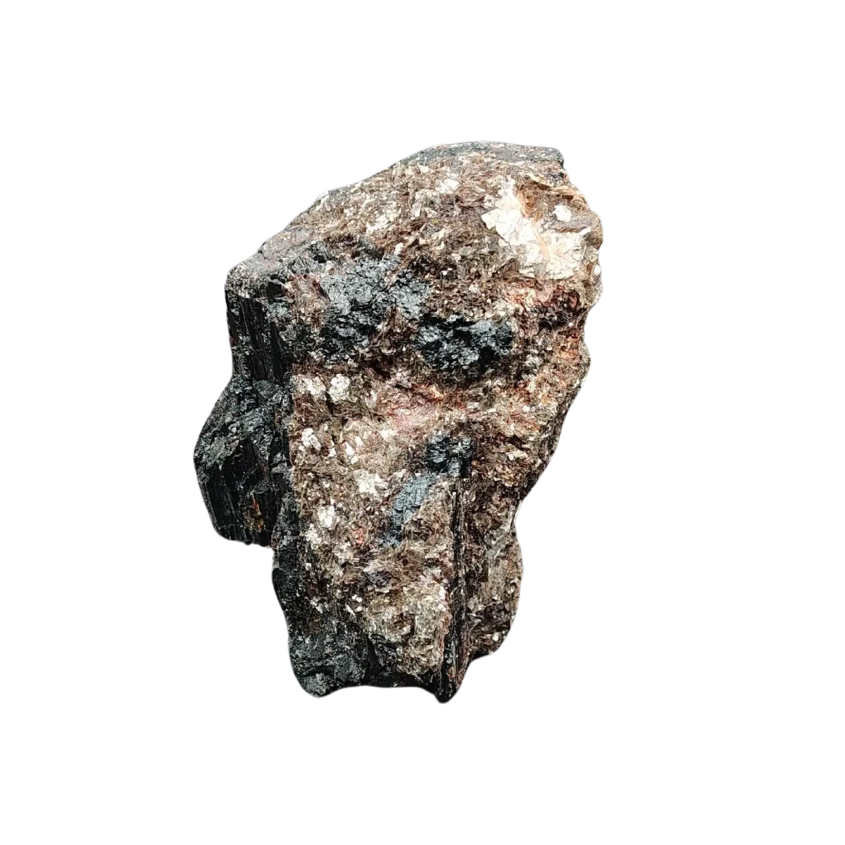 This is the right side of this piece of black Tourmaline