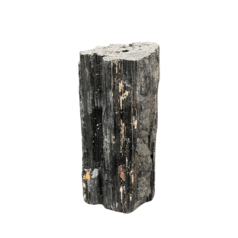 Black Tourmaline Tower With Mica Cut Base Home Decor