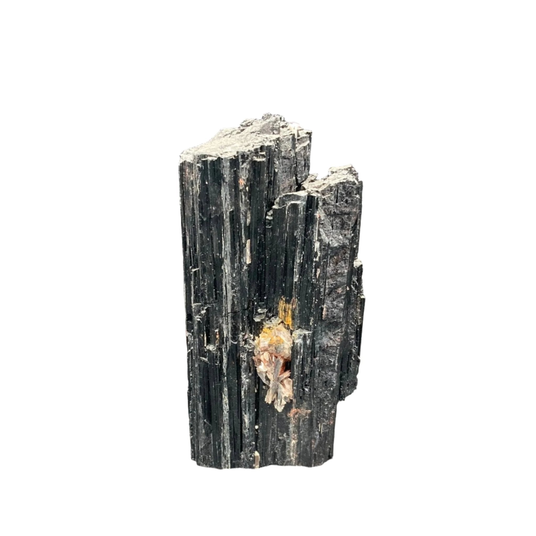 Natural Black Tourmaline Crystals Terminated with Feldspar and deals Mica Specimen (S1)