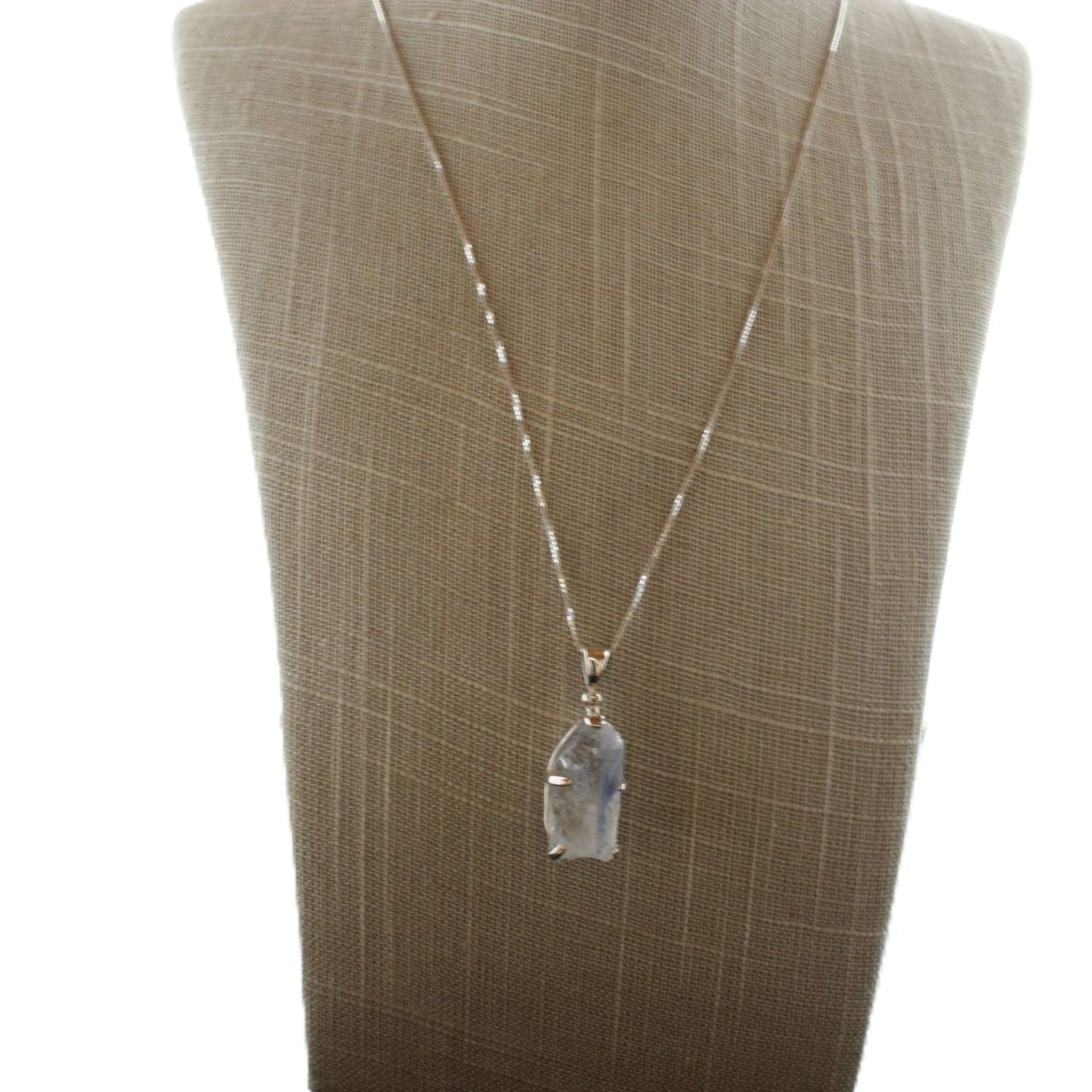 Blue Dumotierite Quartz Necklace