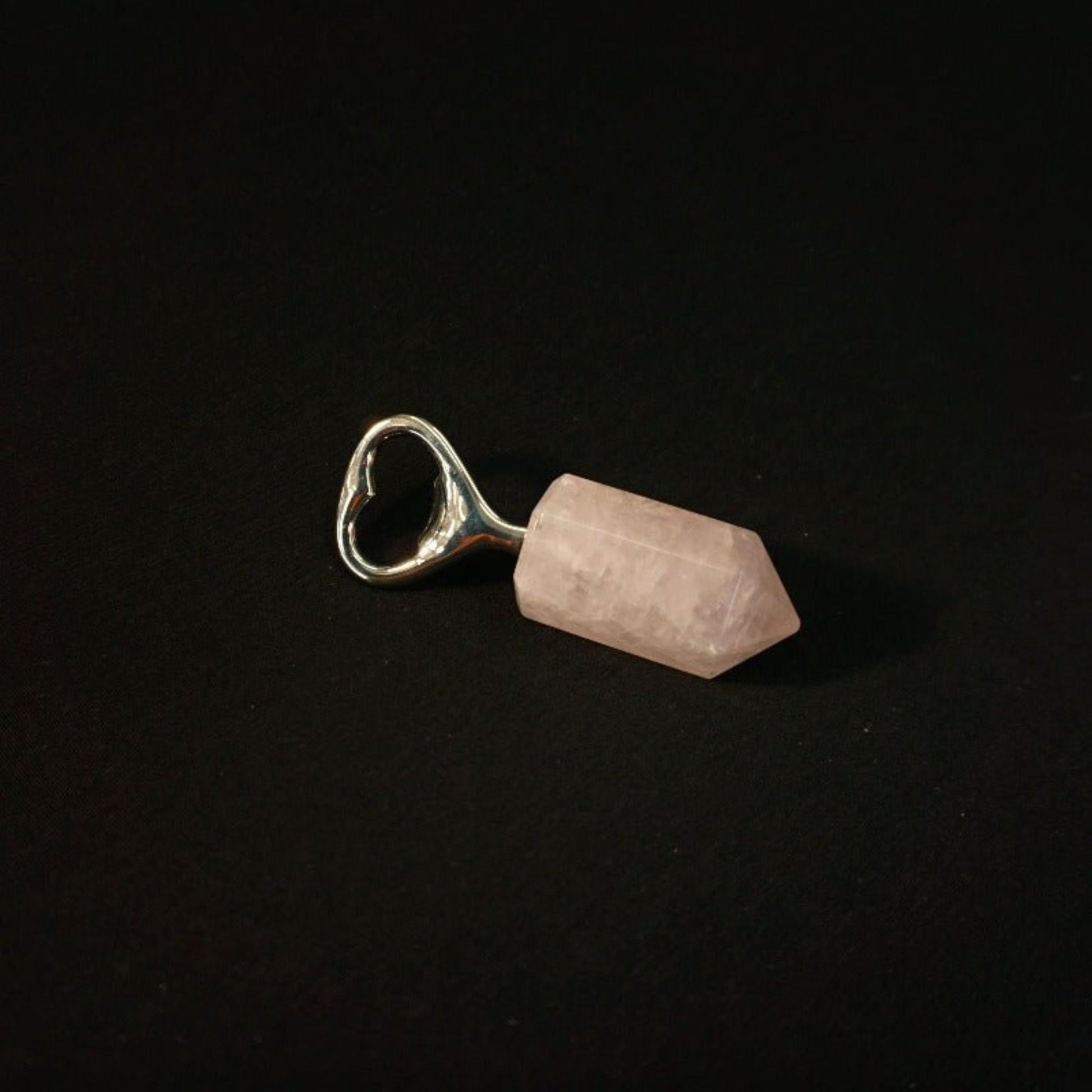 Bottle Opener Natural Stone, Rose Quartz, Citrine, Quartz