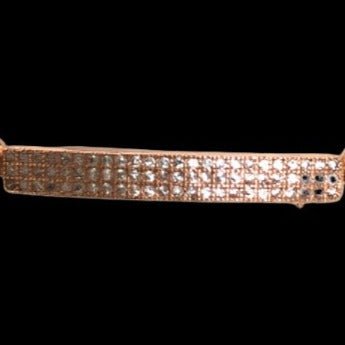 Bracelet Fashion Ladies Stacking Rose Gold Tone Bar