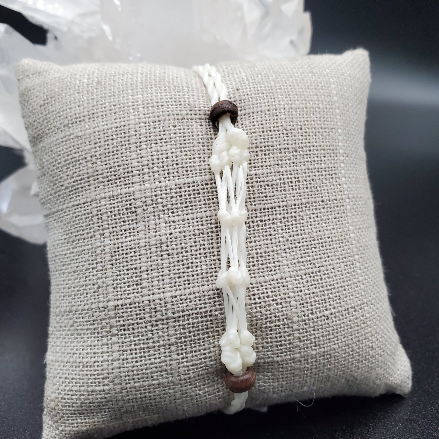 Bracelet Macrame Cage Stone Holder