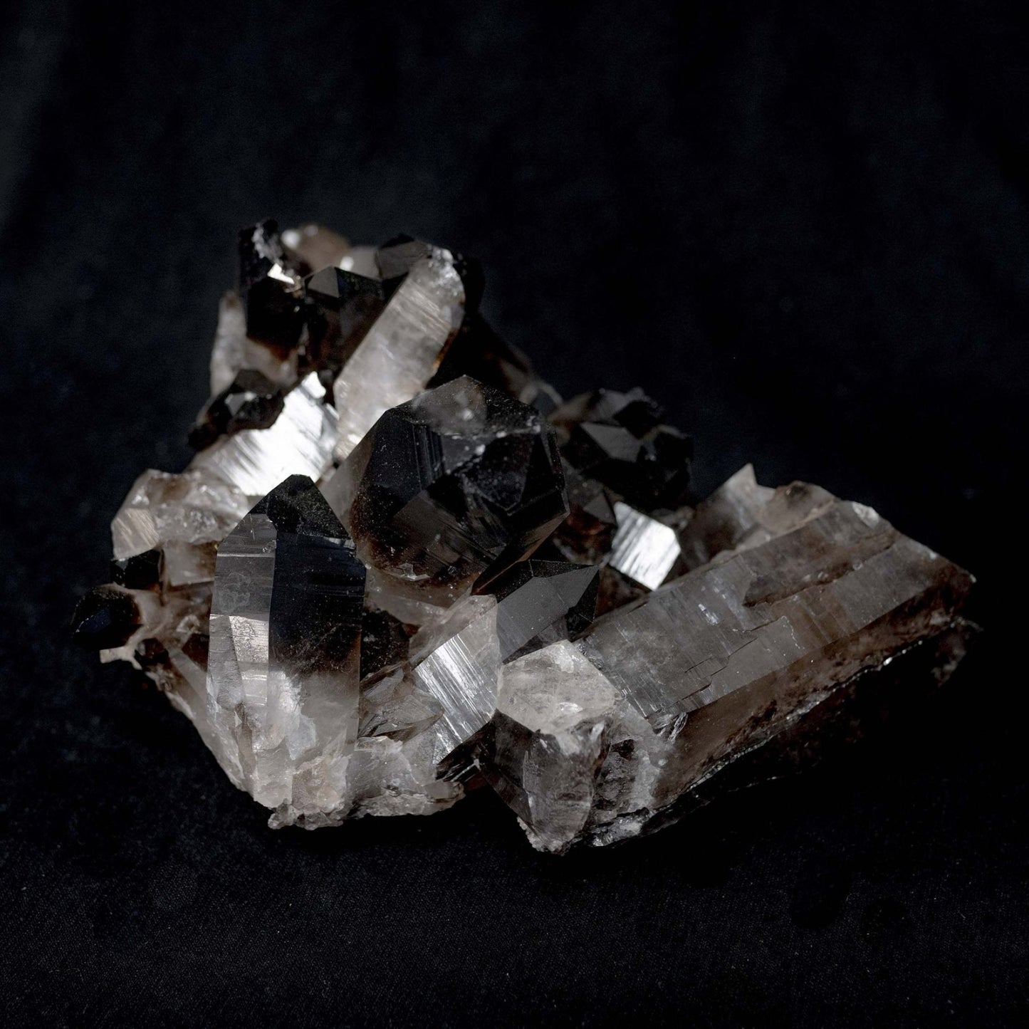 Bulk Enhanced Smoky Quartz Crystals