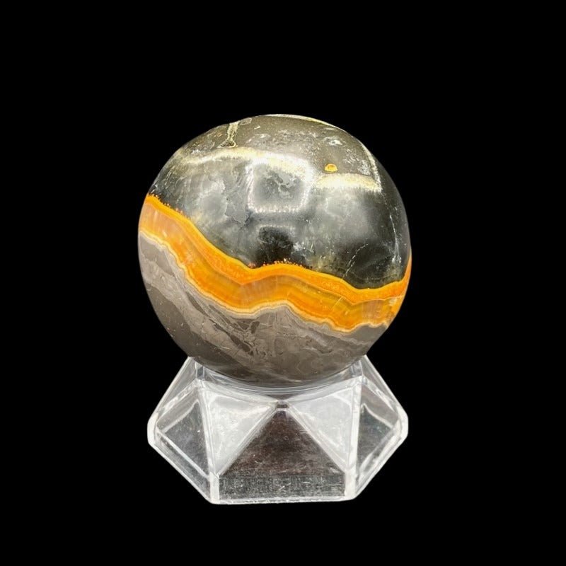 Bumble Bee Jasper Sphere Home Decor