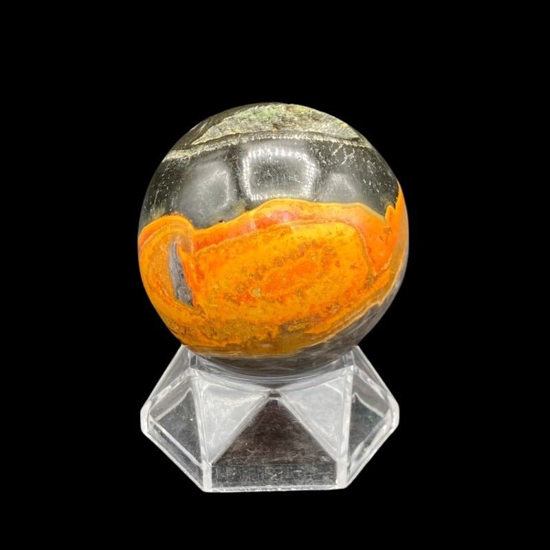 Bumble Bee Jasper Sphere Home Decor