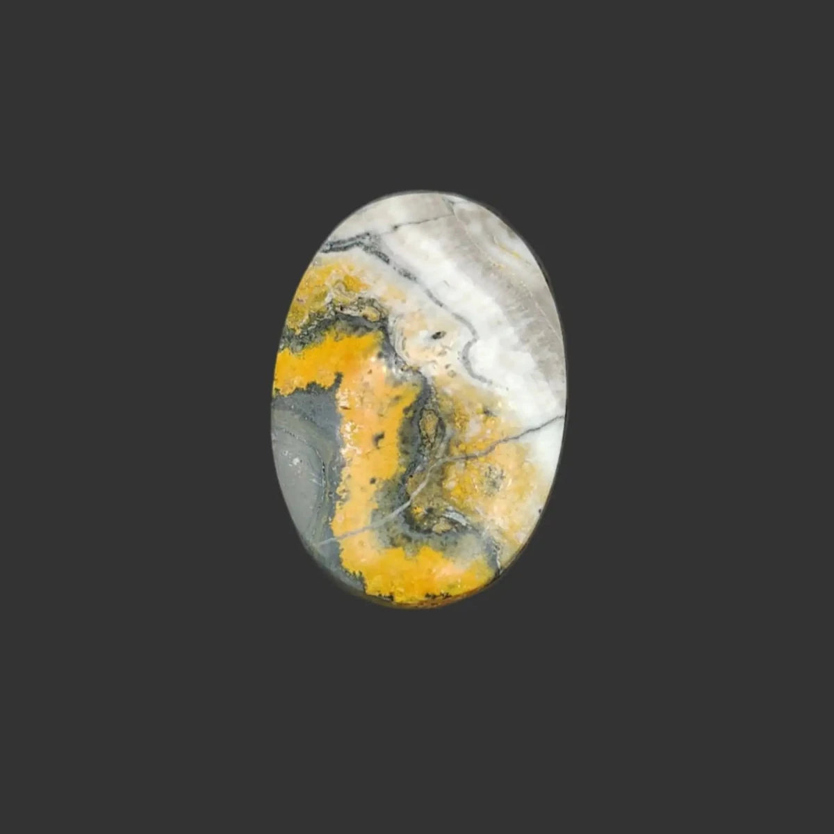 #3 Oval Bumblebee Jasper Cabochon