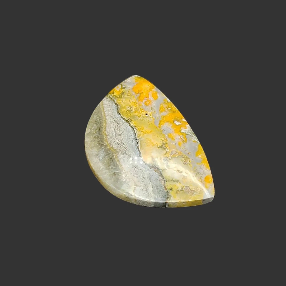 This is shape number 1 Bumblebee Jasper Cabochon