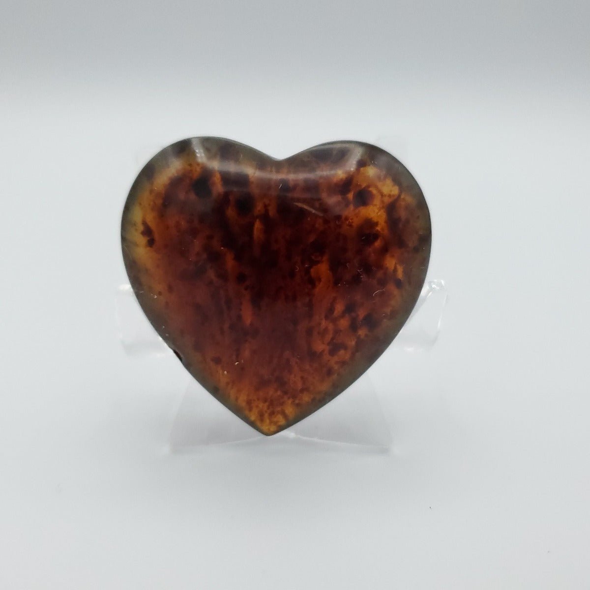 Buy Amber Carved Heart Online