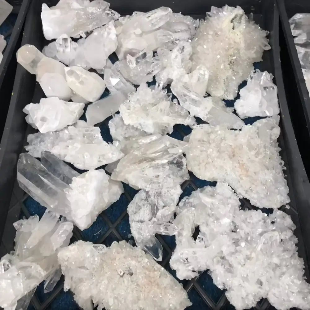 Mid Grade Arkansas Quartz Crystal Clusters