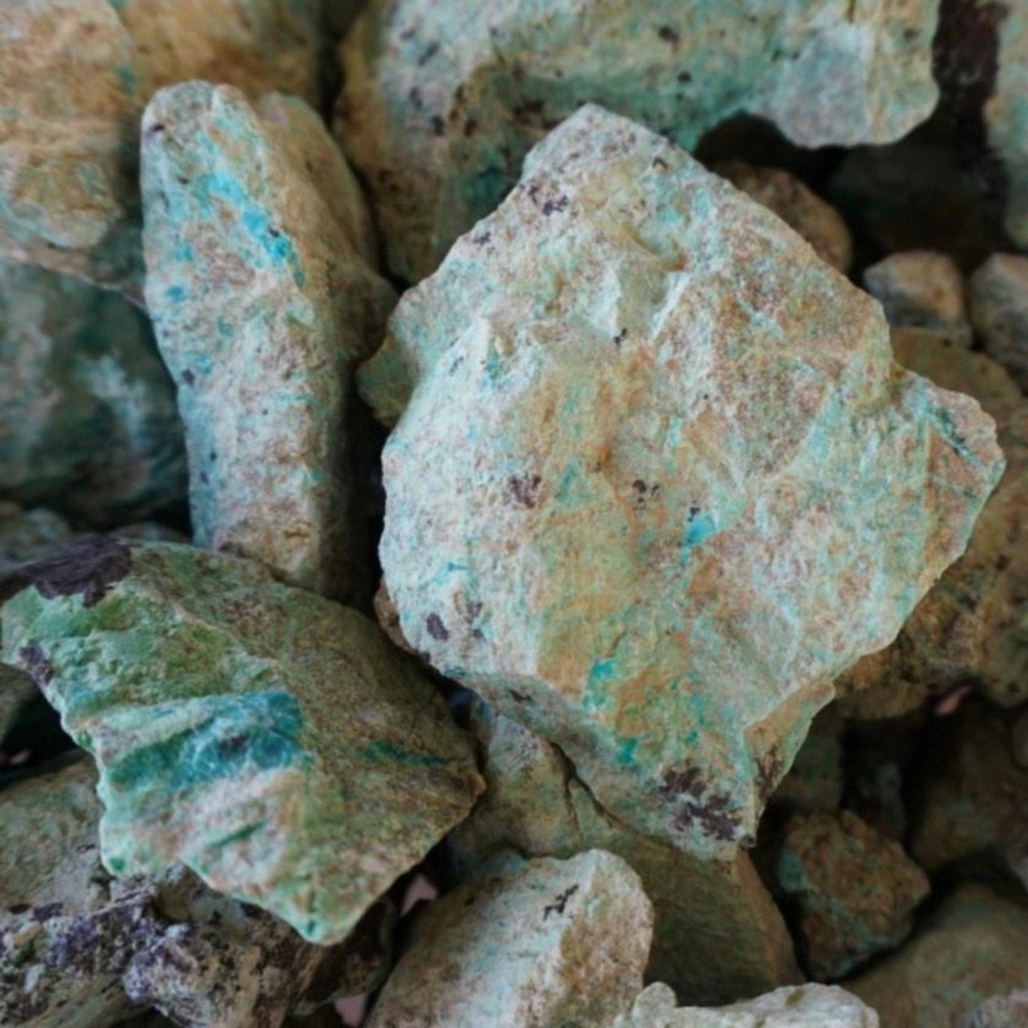 Buy Raw Chrysocolla Stone In Bulk $5.50