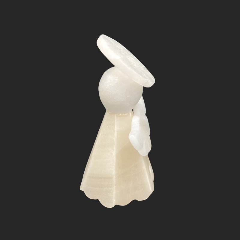 Calcite Angel Figurine From Mexico