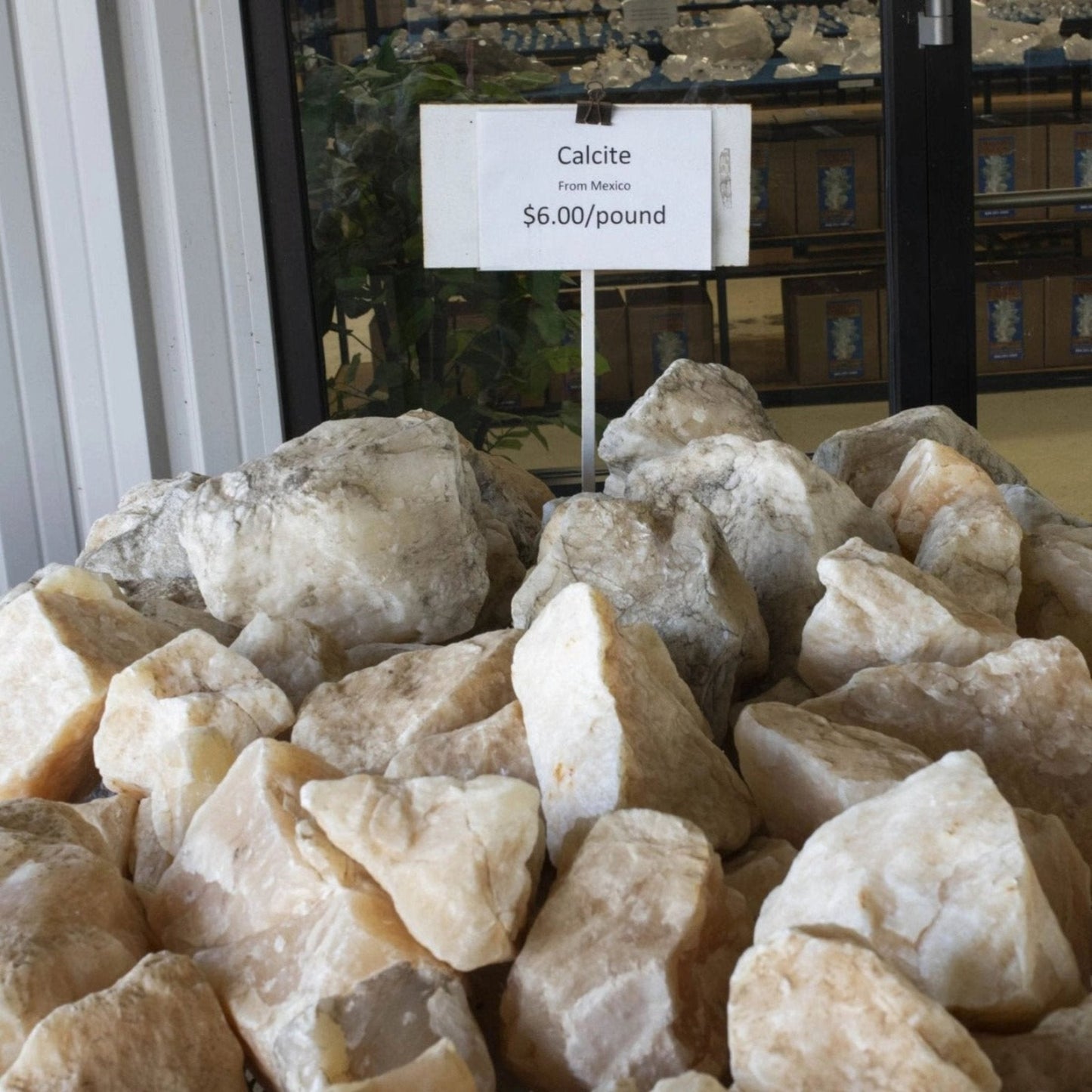 Calcite Rock White Raw Stone Sold In Bulk $6