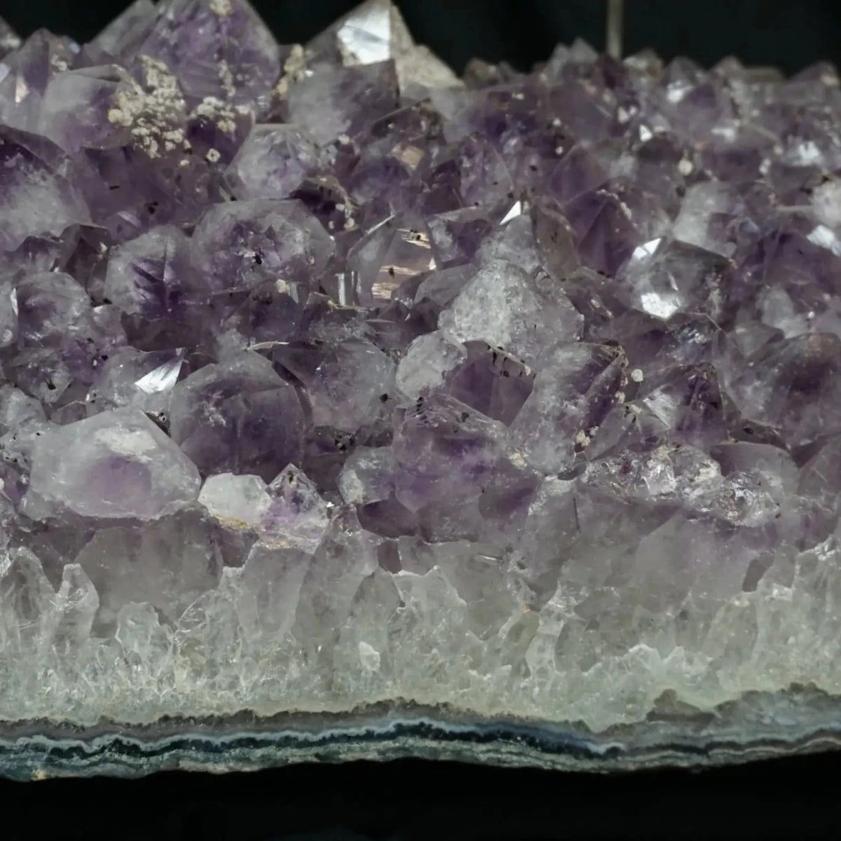 Candle Holder Amethyst Crystal Geode Candelabra 7 Candles