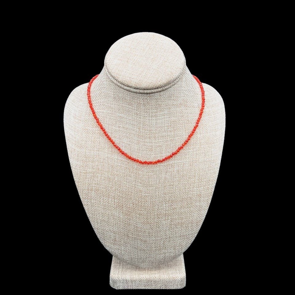 Carnelian Bead Necklace