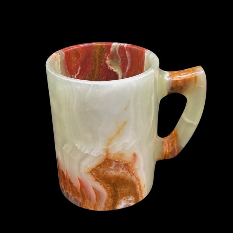 Carved Onyx Mug Coffee Cup